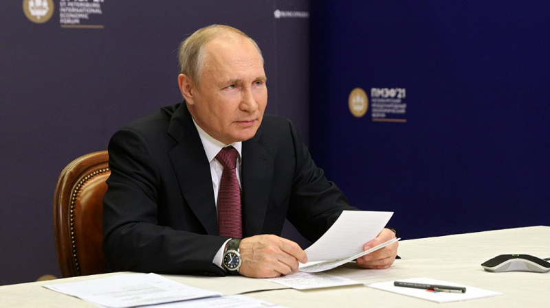Пленарное заседание ПМЭФ с участием Путина состоится 17 июня