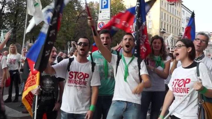 В Италии прошел митинг в поддержку России