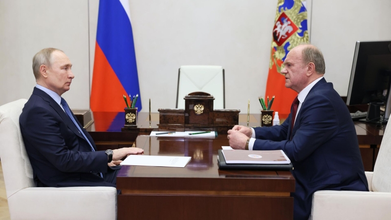 В КПРФ заявили, что Rutube отклонил публикацию встречи Путина с Зюгановым
