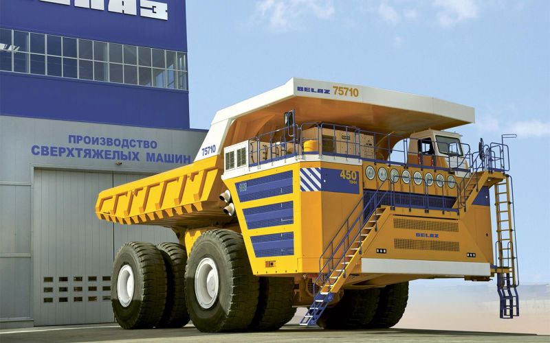 
            Все о самом большом самосвале БелАЗ 75710: характеристика, цена, фото
        