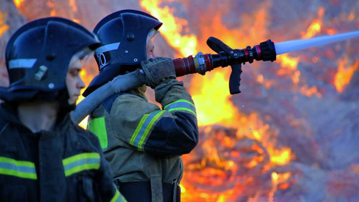 Пожар на газораспределительном узле в Крыму локализован на 1,5 тыс. "квадратах"