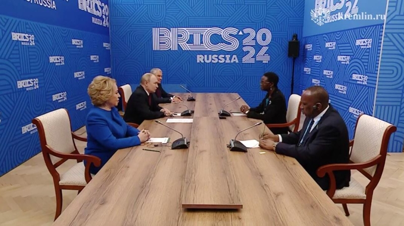 Путин провел встречу со спикером Национальной ассамблеи Танзании