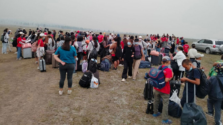 Глава Тувы: в Тандинском районе возможна эвакуация из-за лесных пожаров