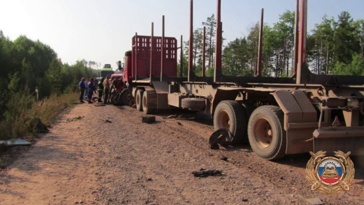 Водитель и его сын погибли в ДТП с тягачом в Иркутской области