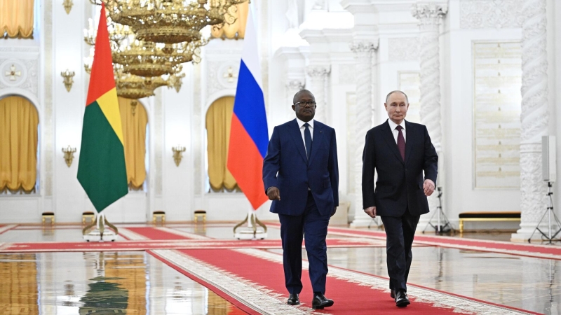 Путин лично проводил президента Гвинеи-Бисау