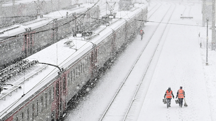 Сбой на Ленинградском направлении ОЖД произошел из-за повреждения провода - Новости на Вести.ru
